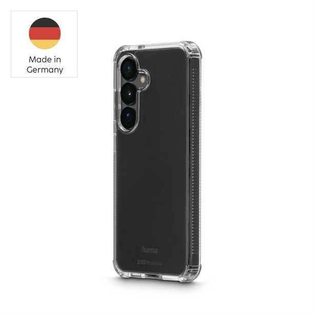 Hama Extreme Protect, kryt pro Samsung Galaxy S25+, materiál D3O, nežloutne, průhledný