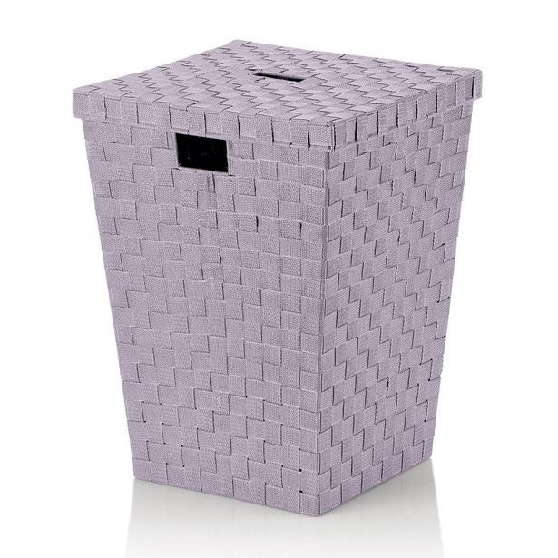 KELA Koš na prádlo Alvaro PP, fialová 40x40x52 cm KL-24349