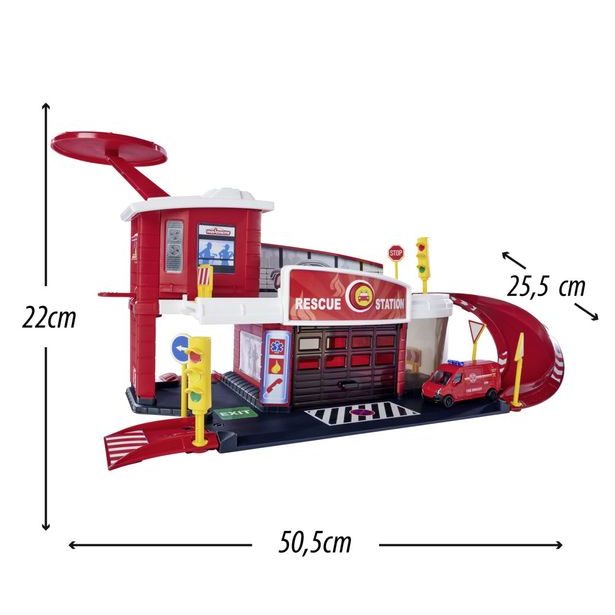 Creatix Hasičská stanice + 1 autíčko