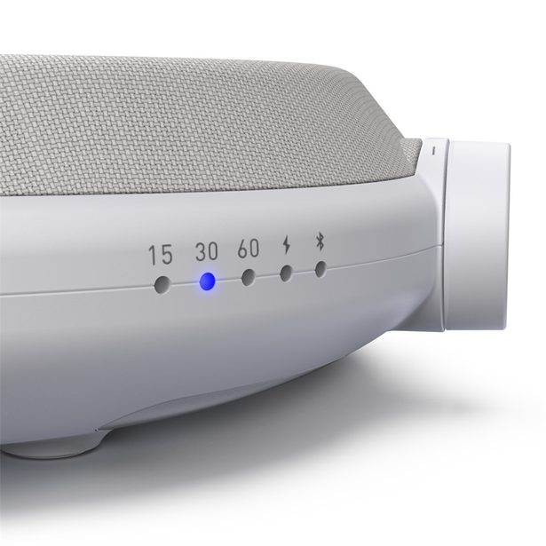 Hama Calm, Bluetooth® reproduktor, plochý, bílý šum, časovač, 3 W