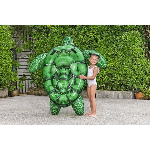 Bestway Nafukovací želva s držadly, 150x145 cm