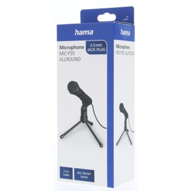 Hama PC mikrofon MIC-P35 Allround, 3,5 mm jack