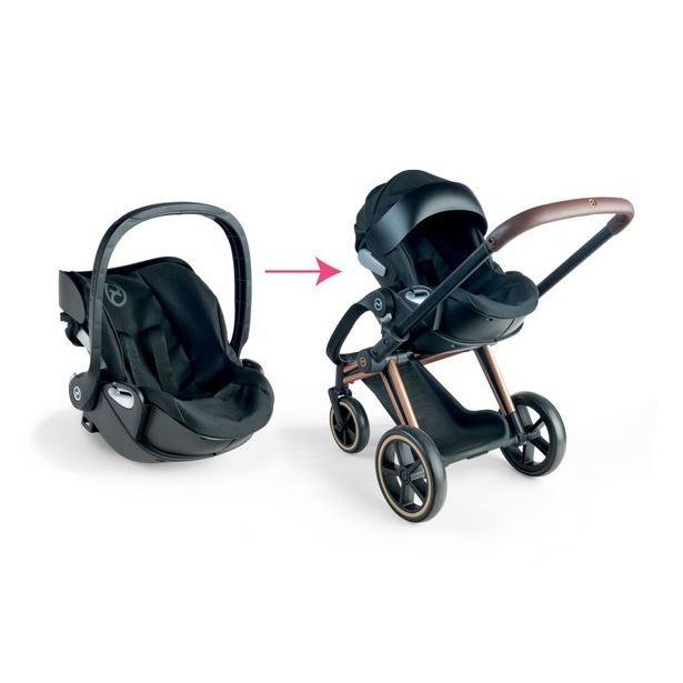 Kočárek Cybex Black 3 v1 pro panenky 36-42 cm