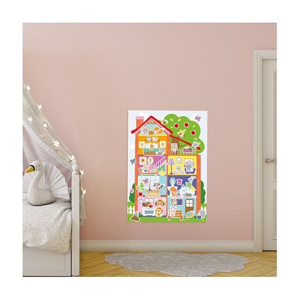 SES Můj první plakát s nálepkami - Dům