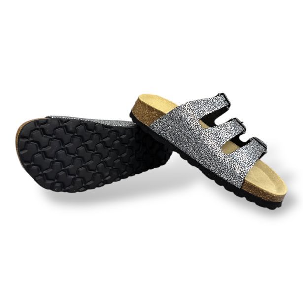 Dívčí pantofle Superfit 1-800113-0020 FUSSBETTPANTOFFEL SCHWARZ