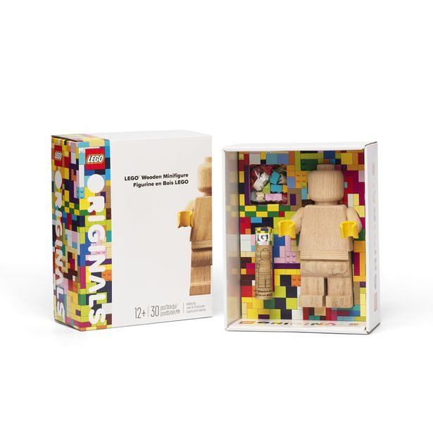 LEGO dřevěná figurka (dub - ošetřený mýdlem)