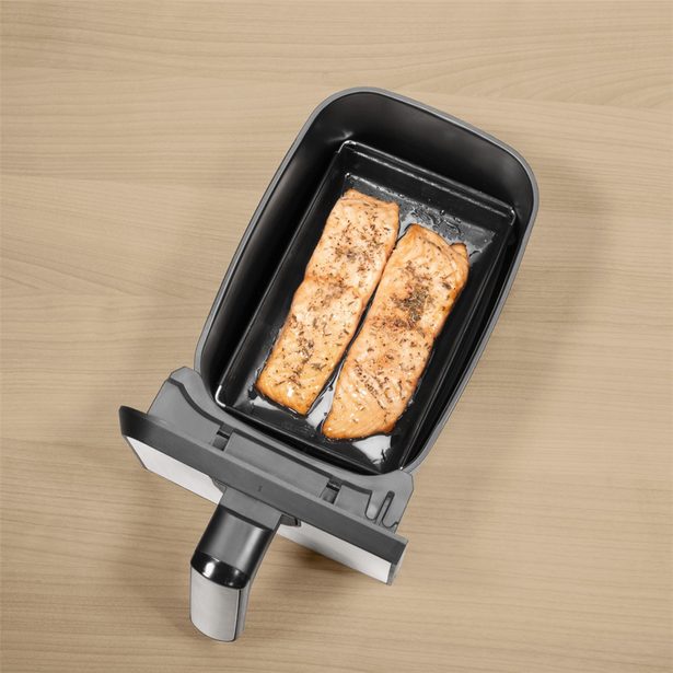 Xavax forma/plech do horkovzdušné fritézy, nepřilnavý povrch, 12,5x20x3 cm, černá