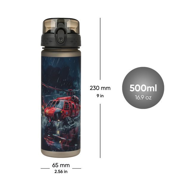 BAAGL Tritanová láhev na pití Záchranáři 500 ml