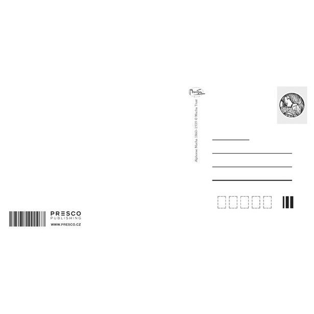 Pohled Alfons Mucha – Autumn, dlouhý Baagl