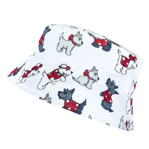 ESITO Dětský klobouk Pejsek - bílá