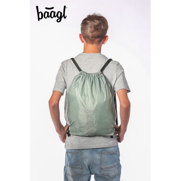 BAAGL SET 3 Skate max Mentol: batoh, penál, sáček