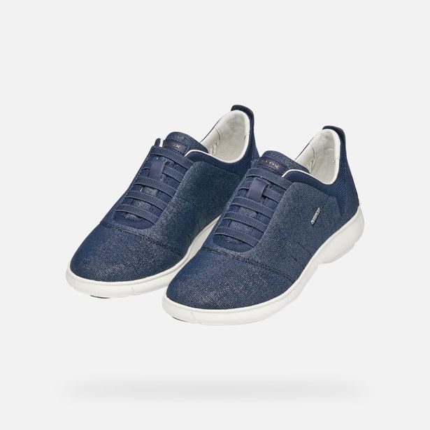 Tmavě modré dámské tenisky Geox Nebula 2.0