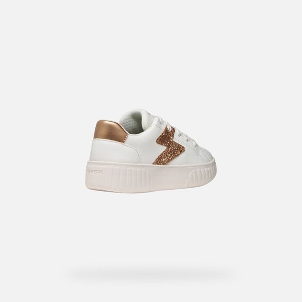 Bílé dívčí tenisky Geox Miroshi