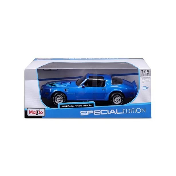 Maisto Maisto - 1978 Pontiac Firebird Trans AM, metal modrá, 1:18