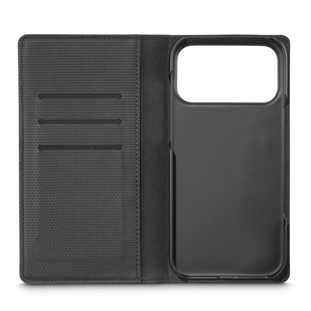 Black Rock The Classic, pouzdro-knížka pro Apple iPhone 17 Pro Max, funkce stojanu, černé