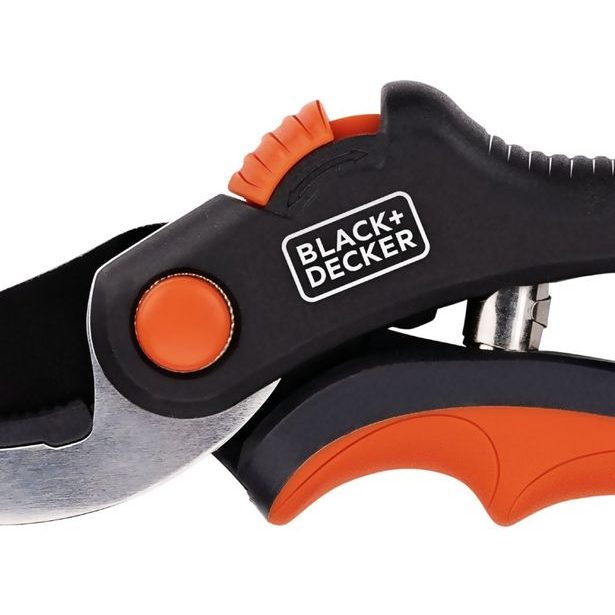 BLACK&DECKER Nůžky zahradní s pogumovanou rukojetí ED-223417