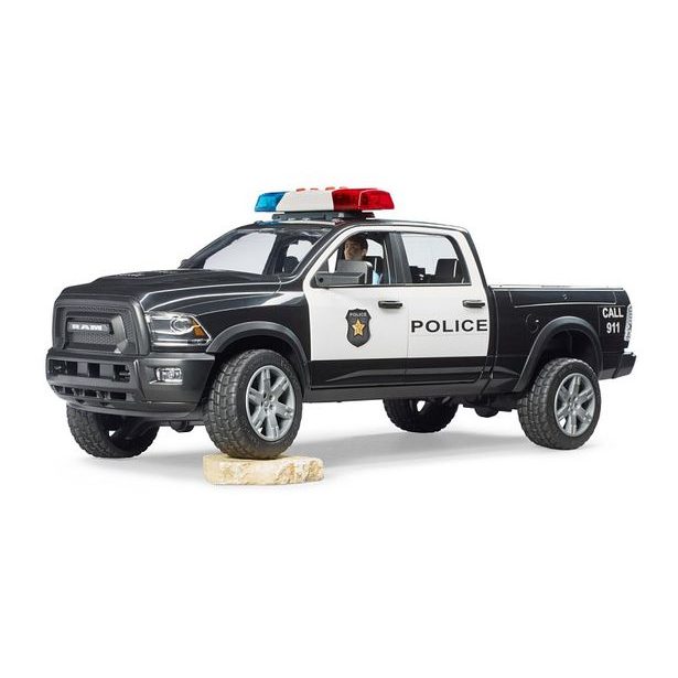 Konstrukční vozy - policejní pick-up RAM2500 s policistou