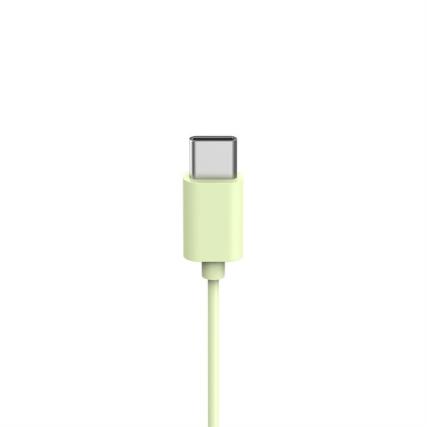Hama USB-C sluchátka s mikrofonem Fun C, uzavřená, zelená