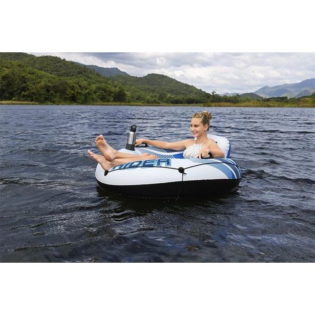 Bestway Nafukovací křeslo s držadly a otvory na nápoje, průměr 135 cm
