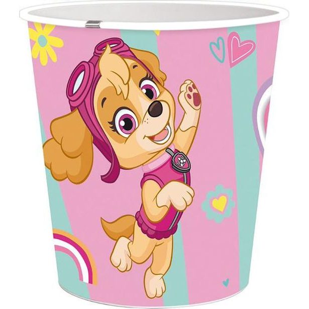 STOR KOŠ NA ODPADKY PAW PATROL 5L,PRŮ.21CM,PLAST,RŮŽOVÁ_hamashop