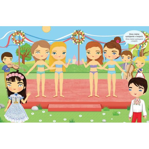 Šaty pre TEREZKU ─ Kniha samolepiek