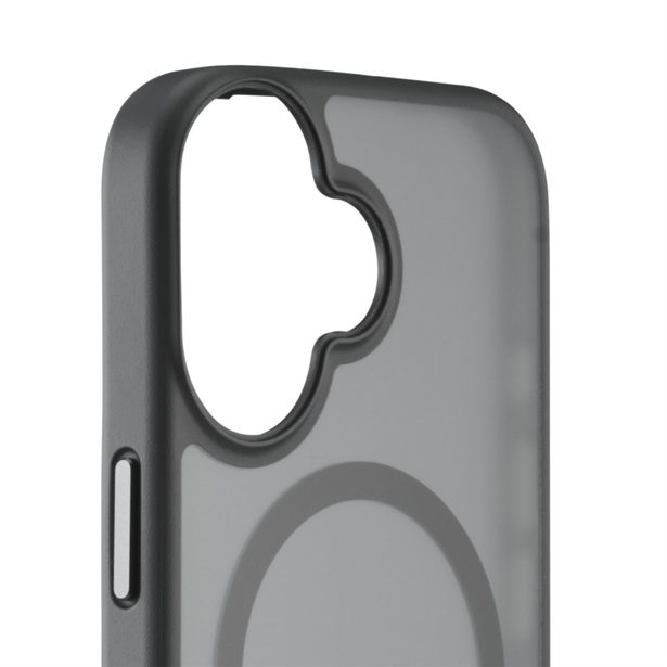 White Diamonds Hybrid Case, kryt pro Apple iPhone 17, magnetický, matný, poloprůhledný černý