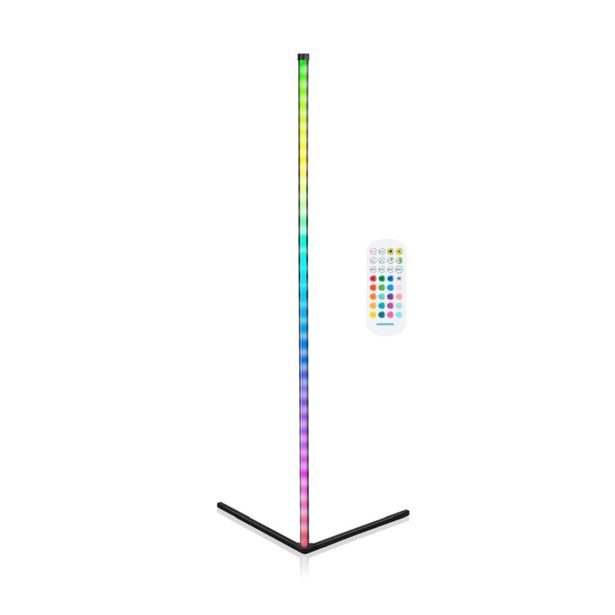 GRUNDIG LED lampa rohová stojací RGBW s hudebním senzorem 140 cm ED-258815
