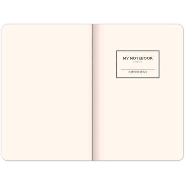 Notes Hardy hnědý, linkovaný, 13 × 21 cm Baagl