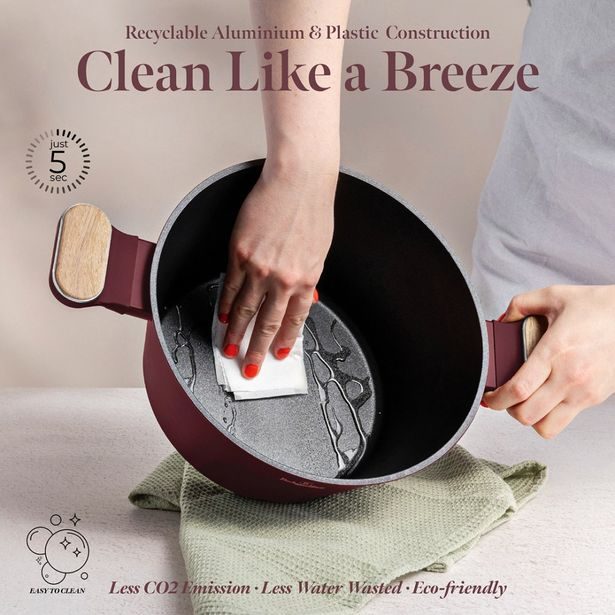 BERLINGERHAUS Sada nádobí s titanovým povrchem 15 ks Leonardo Nordic Collection BH-8306