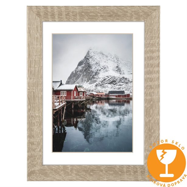 Hama rámeček dřevěný OSLO, dub, 40x50 cm