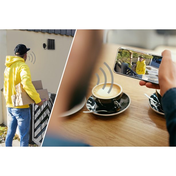 Hama Smart venkovní WiFi kamera, solární napájení, noční vidění