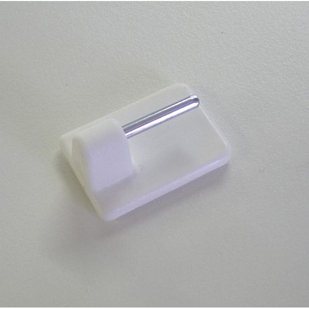 háček-10ks bílý vitráž.,samolep.