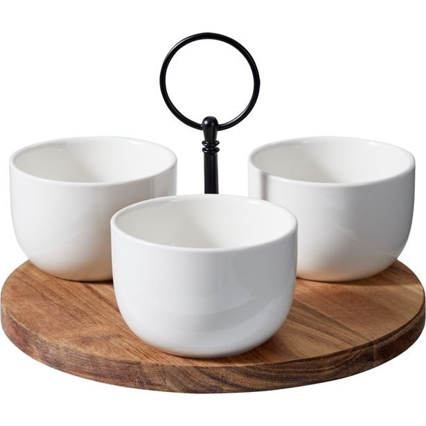 EXCELLENT HOUSEWARE Servírovací sada na pochutiny 4 ks KO-210001720
