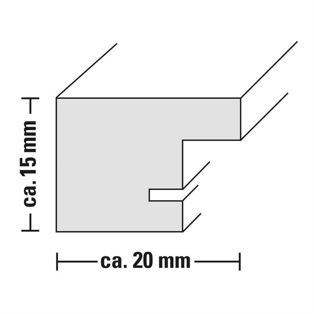 Hama rámeček plastový PARIS, bílá, 40x50 cm