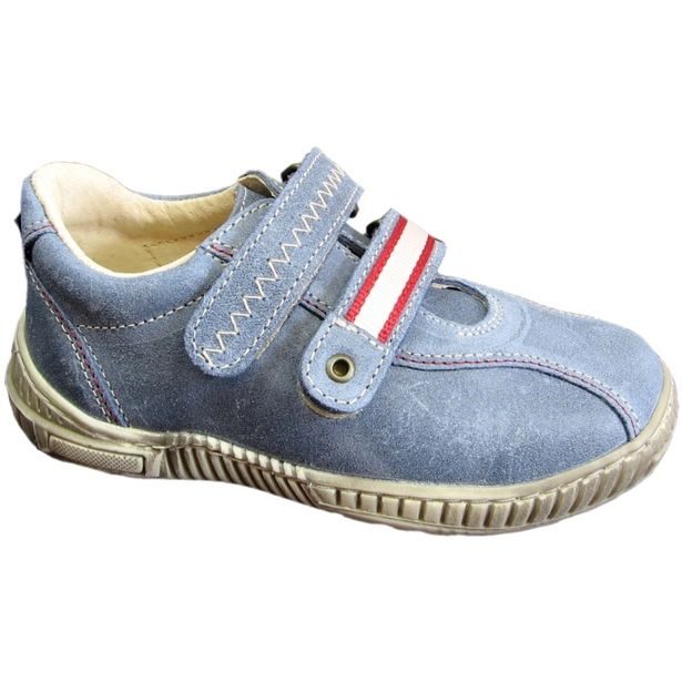 Detská celoročná obuv Pegres 1301 modrá; Velikost bot: 34