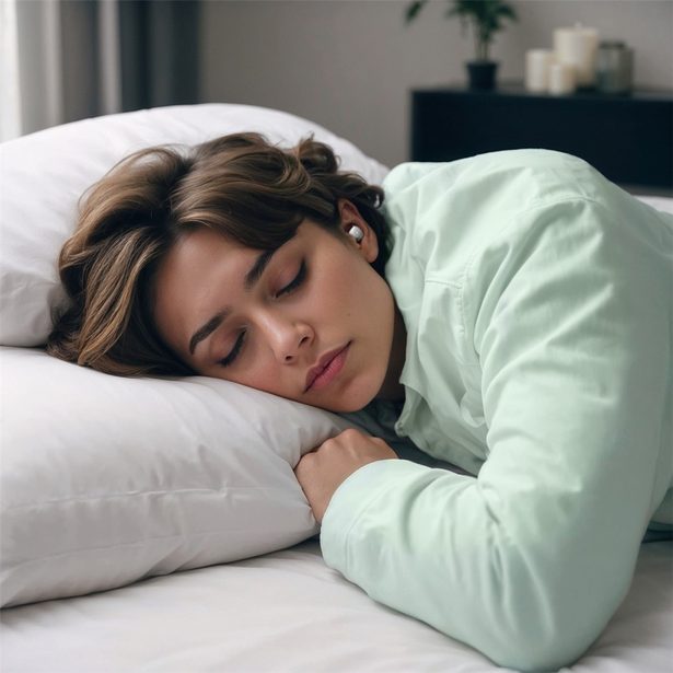 Hama Bluetooth sluchátka Spirit Calm, špunty, ergonomické na spaní, bílá/šedá