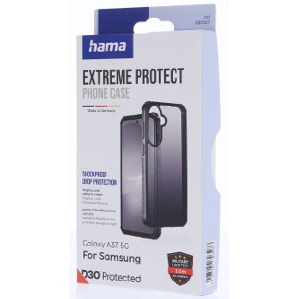 Hama Extreme Protect, kryt pro Samsung Galaxy A37 5G, D3O®, černý