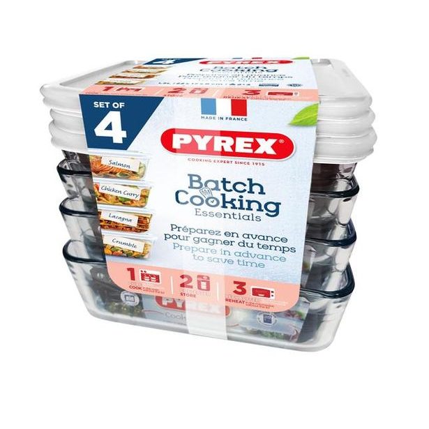 Pyrex SADA DÓZ PYREX 4KS, 4X1,5L, SKLO_hamashop