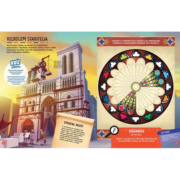 MISIA STREDOVĚK – Pátraj a lúšti so samolepkami