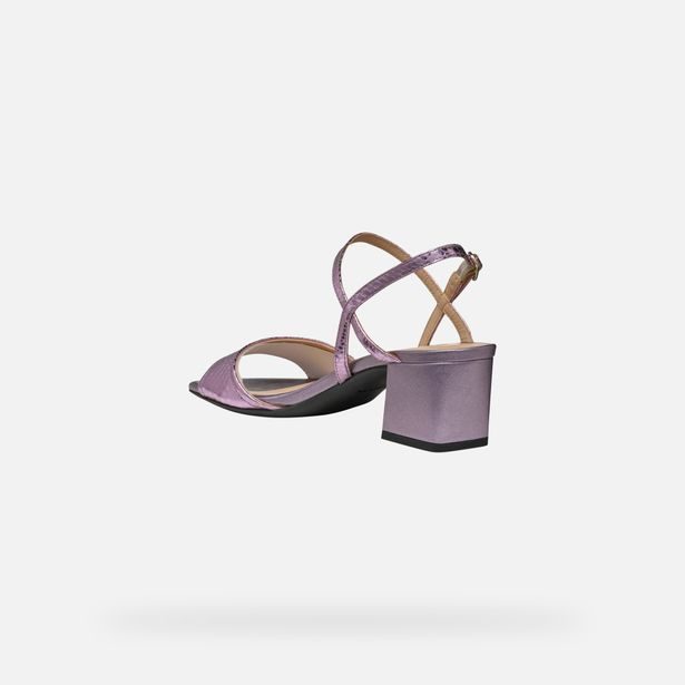 Fialové dámské sandály Geox New Eraklia 50