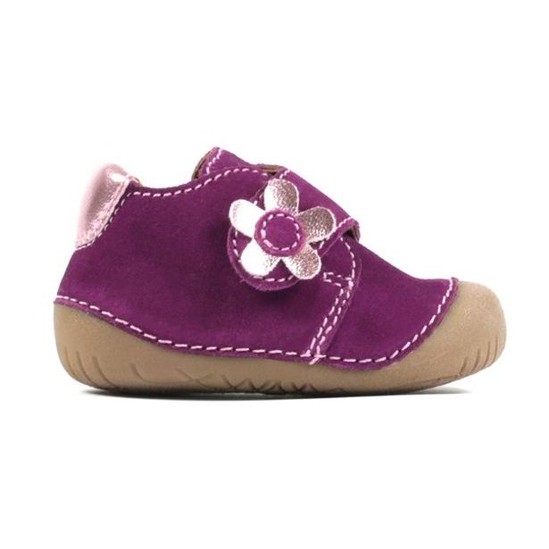 Dětské capáčky na suchý zip Richter - magenta/candy