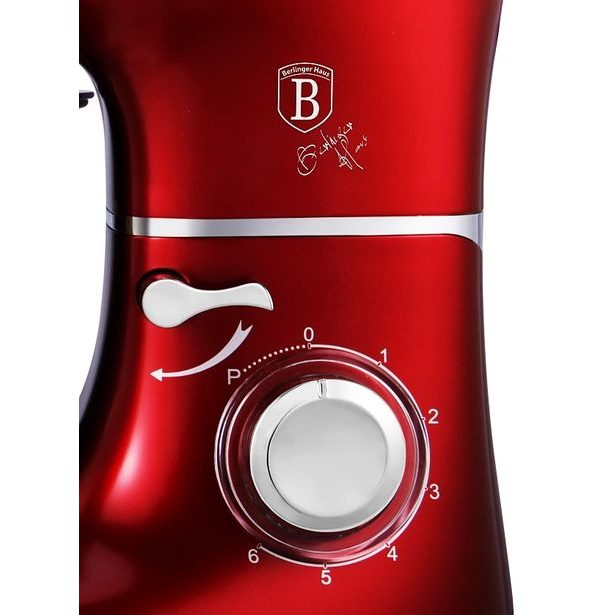 BERLINGERHAUS Kuchyňský robot 1300 W Burgundy Metallic Line BH-9193