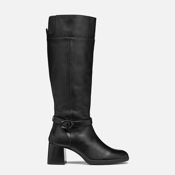 Černé dámské kozačky Geox Walk Pleasure 55