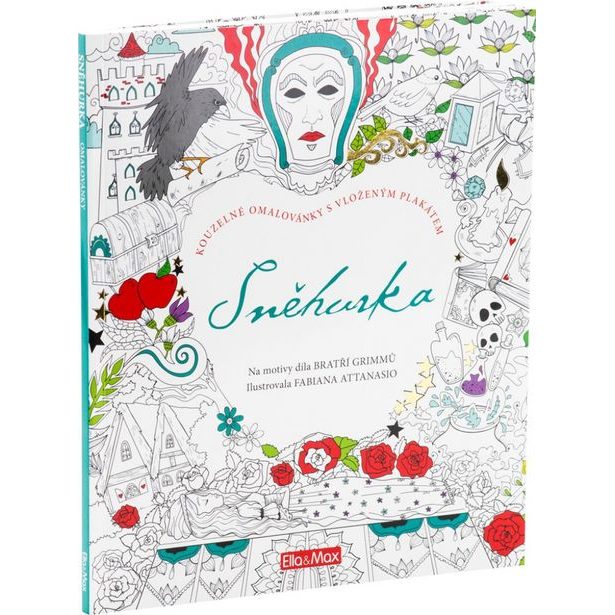 Sněhurka - omalovánky Baagl