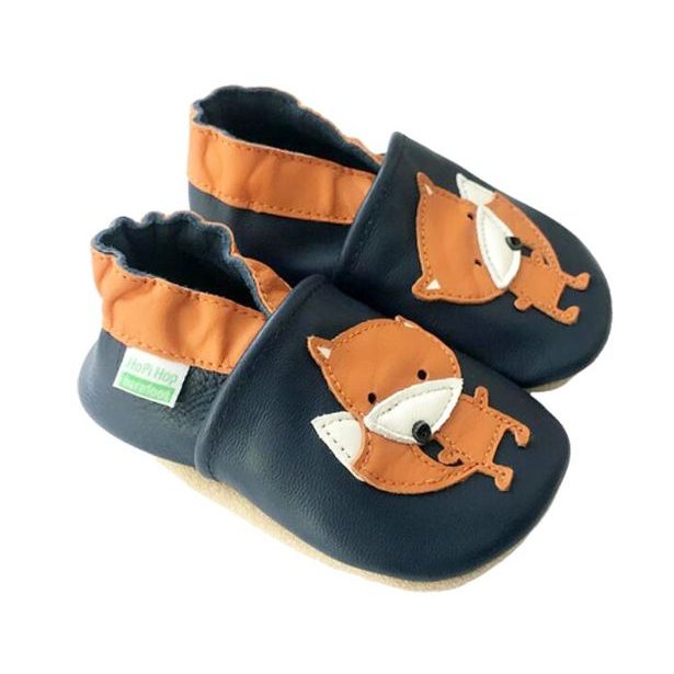 Hopi Hop Barefoot kožené capáčky - liška