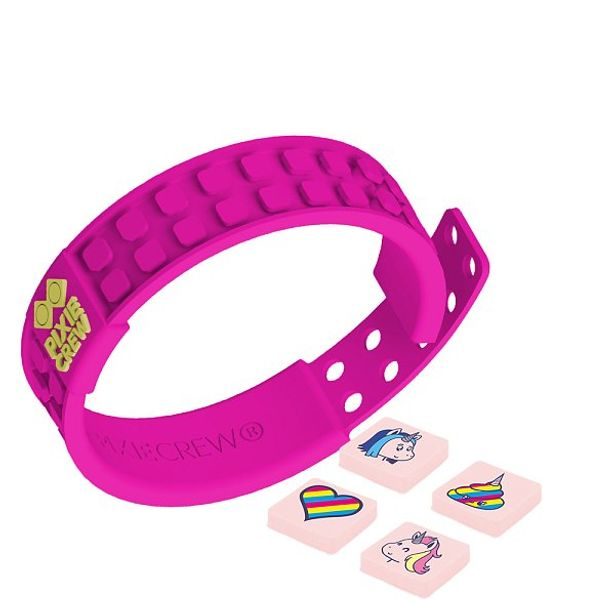 PIXIE CREW PIXIE CREW Kreativní UNICORN náramek tématický fuchsiový s jednorožci