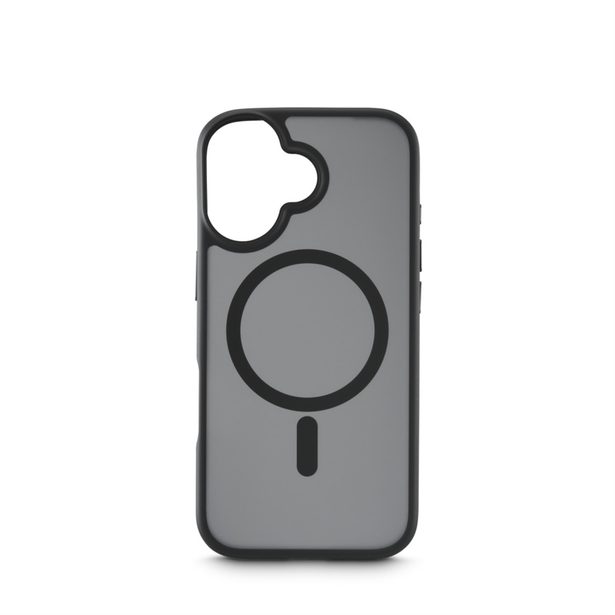 Black Rock Hybrid Case, kryt pro Apple iPhone 17, magnetický, matný, poloprůhledný černý