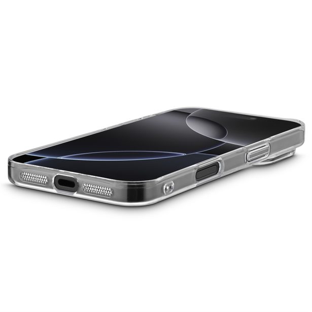 Hama Slim Protect, kryt pro Apple iPhone 17 Pro, ultra tenký, 20 % recyklov. materiálů, průhledný