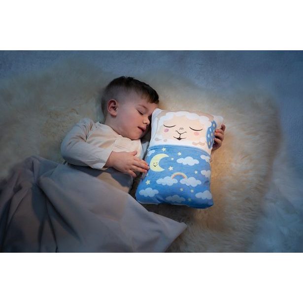 NICI NICI Cosidoos plyš Ovečka oboustranný motiv 30x20cm