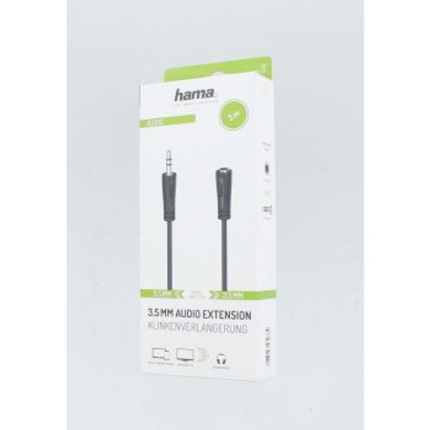 Hama prodlužovací audio kabel jack 3,5 mm, 3 m